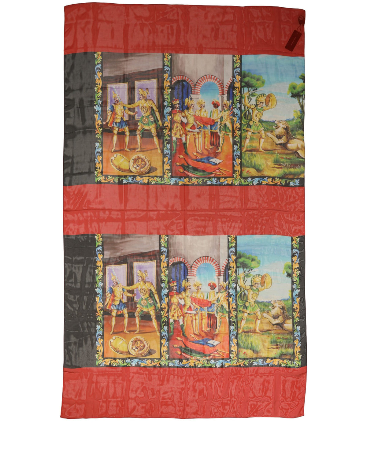 Multicolor Silk Printed Shawl Stole Scarf