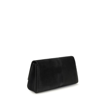 Black Calf Leather Bos Taurus Clutch Bag
