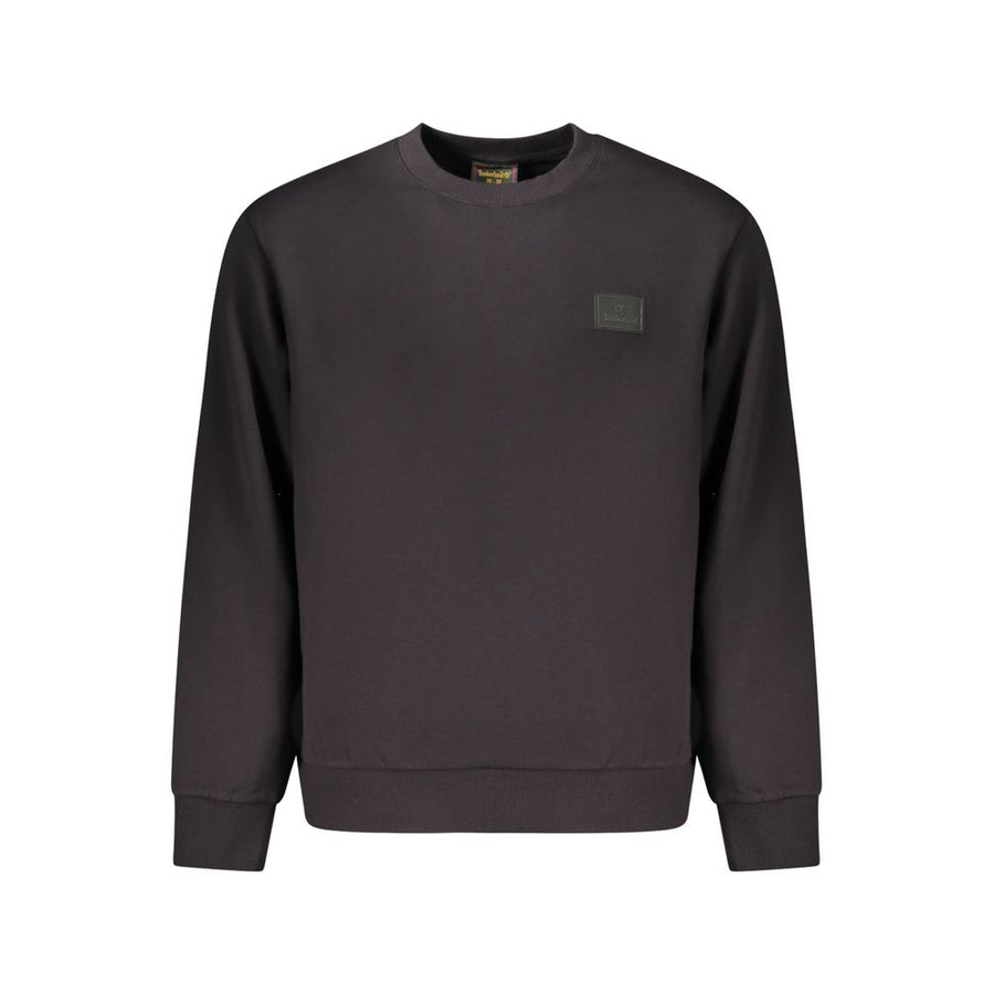 Black Cotton Men's Sweatshirt