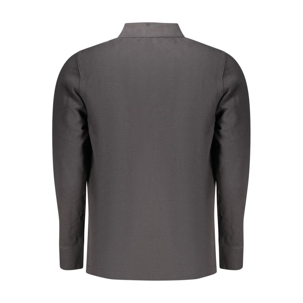 Black Cotton Men's Polo Shirt