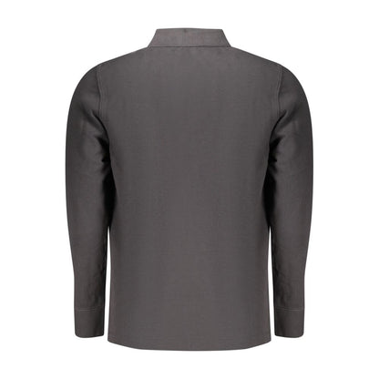Black Cotton Men's Polo Shirt