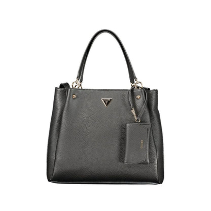 Black Polyurethane Women's Bag