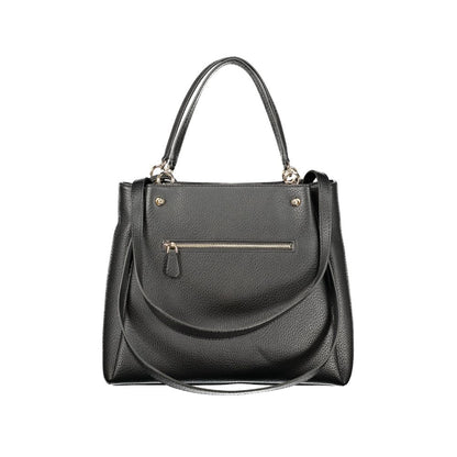 Black Polyurethane Women's Bag