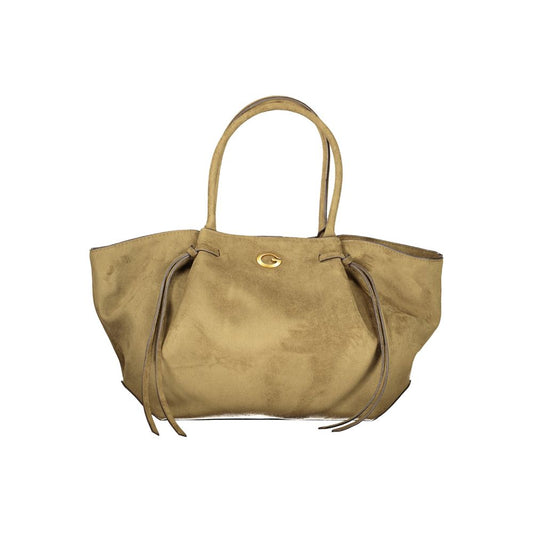Green Polyester Women's Bag