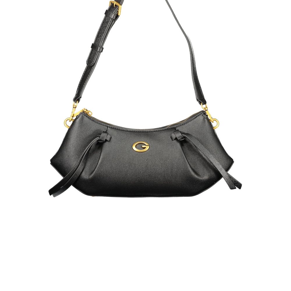 Black Polyurethane Women's Bag