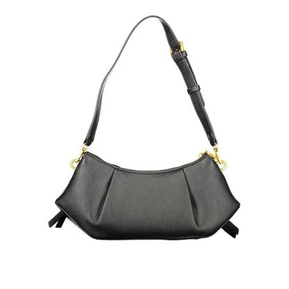 Black Polyurethane Women's Bag