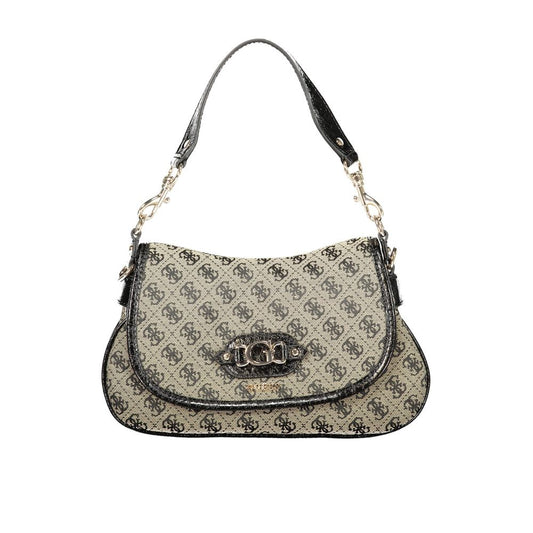 Black Polyester Handbag