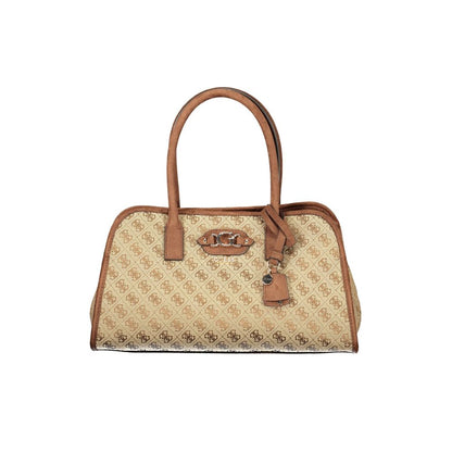 Beige Fabric Women's Bag