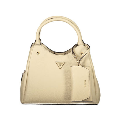 Beige Polyethylene Handbag
