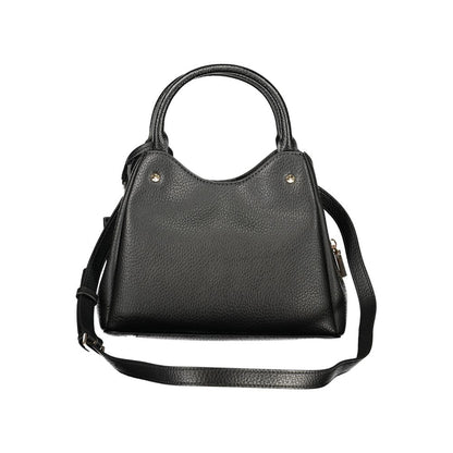 Black Polyurethane Women's Bag