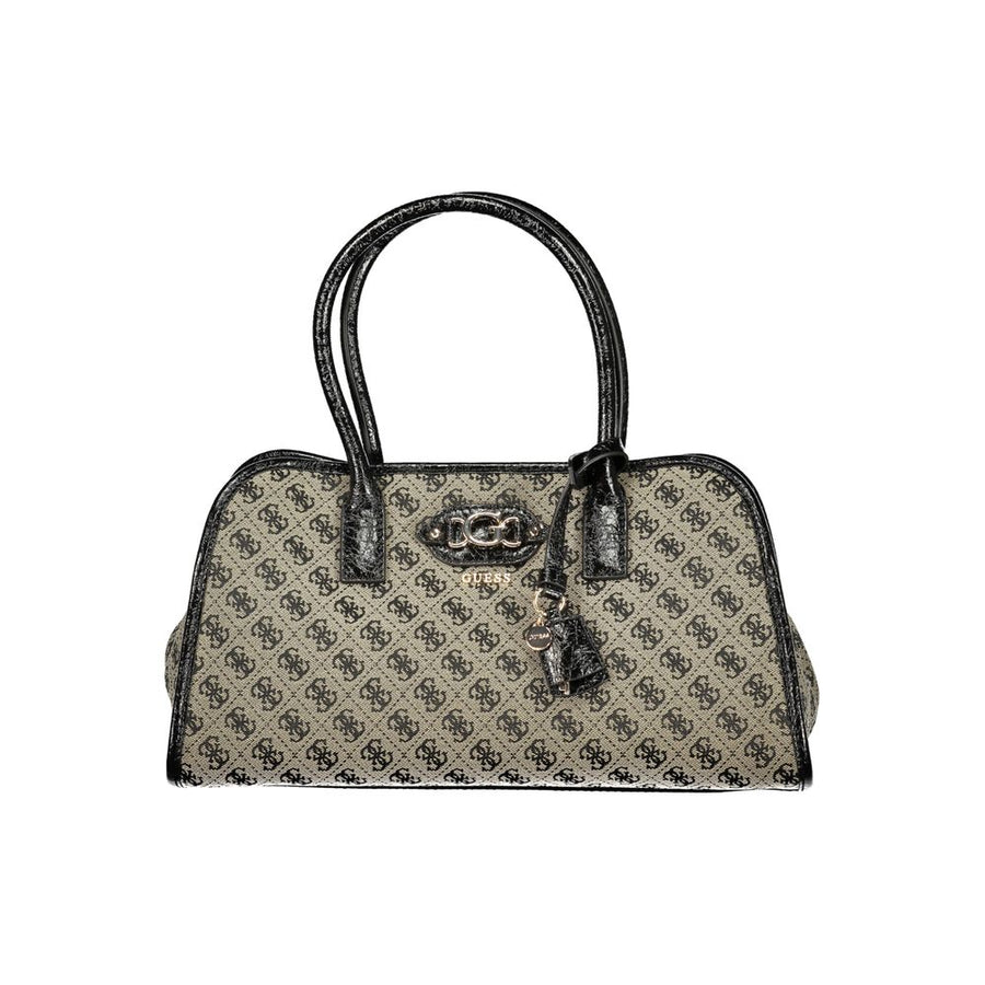 Black Polyester Handbag