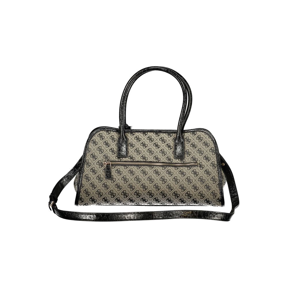Black Polyester Handbag
