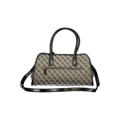 Black Polyester Handbag