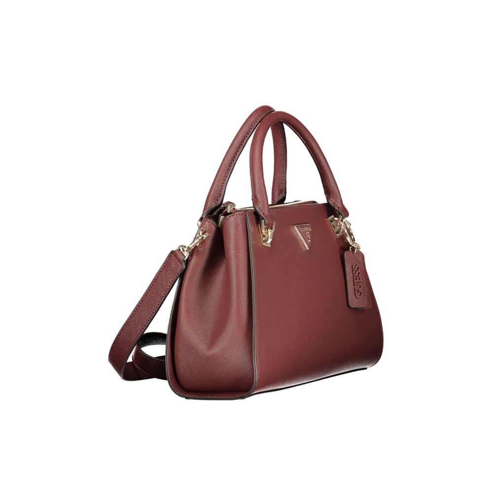 Brown Polyurethane Women's Bag