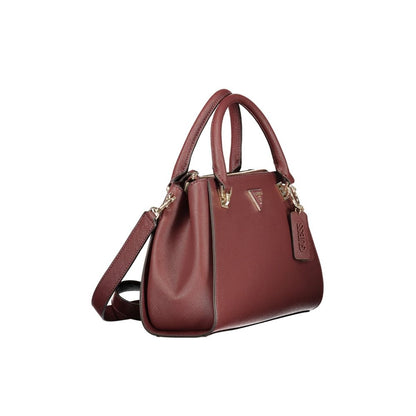 Brown Polyurethane Women's Bag
