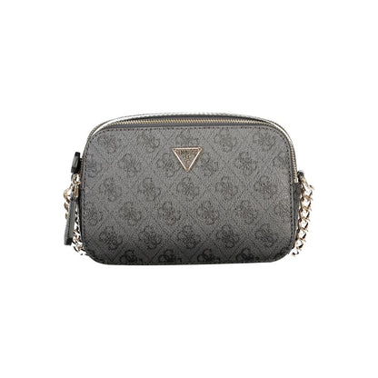 Black Polyurethane Women's Bag