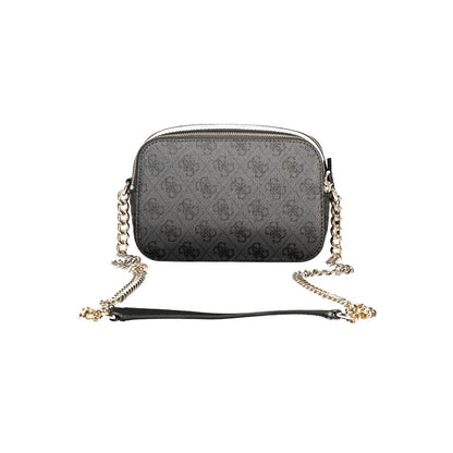 Black Polyurethane Women's Bag