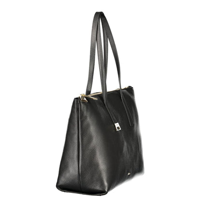 Black Leather Handbag