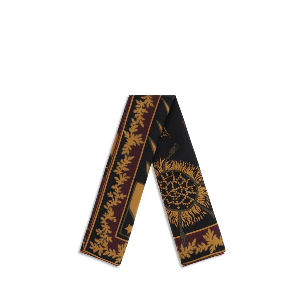 Multicolor Silk Scarf