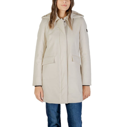 Cream Polyamide Parka