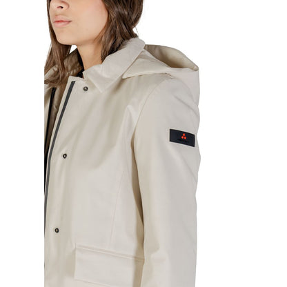 Cream Polyamide Parka