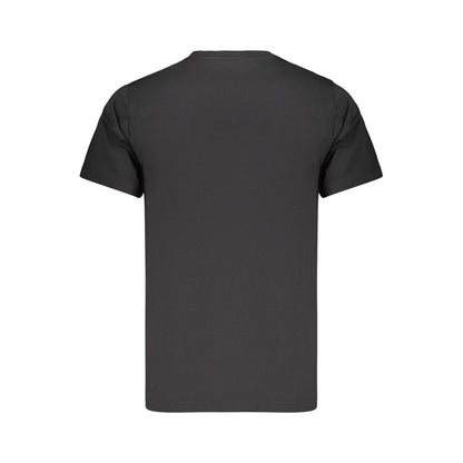 Black Cotton Men's T-Shirt