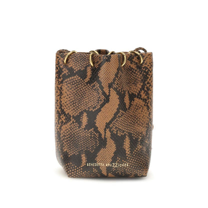 Brown Calf Leather Bos Taurus Backet Bag