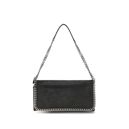 Black Polyester Shoulder Bag