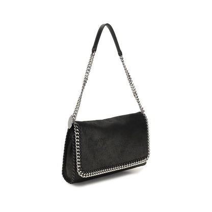 Black Polyester Shoulder Bag