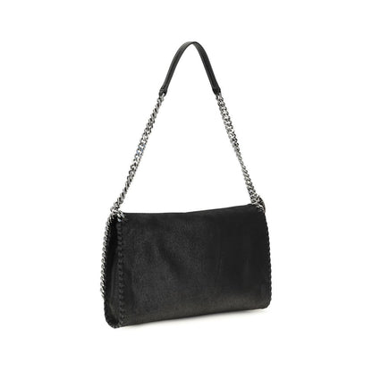 Black Polyester Shoulder Bag