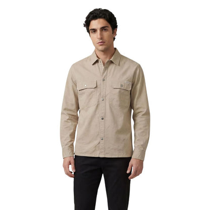 Beige Denim Shirt