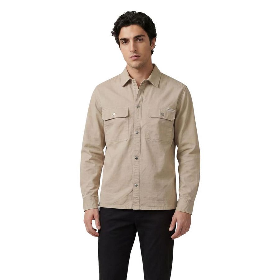 Beige Denim Shirt