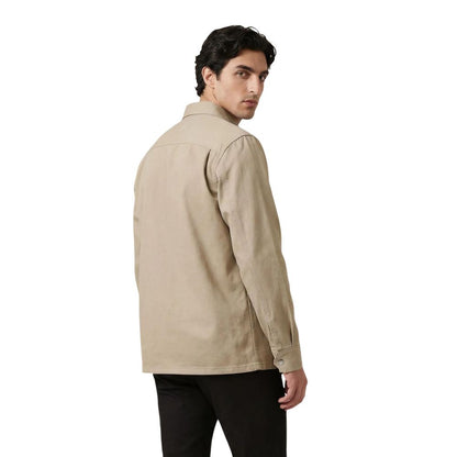 Beige Denim Shirt