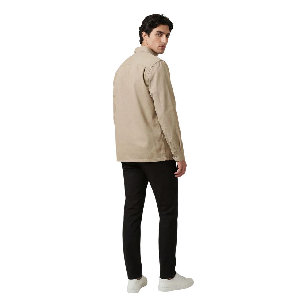 Beige Denim Shirt