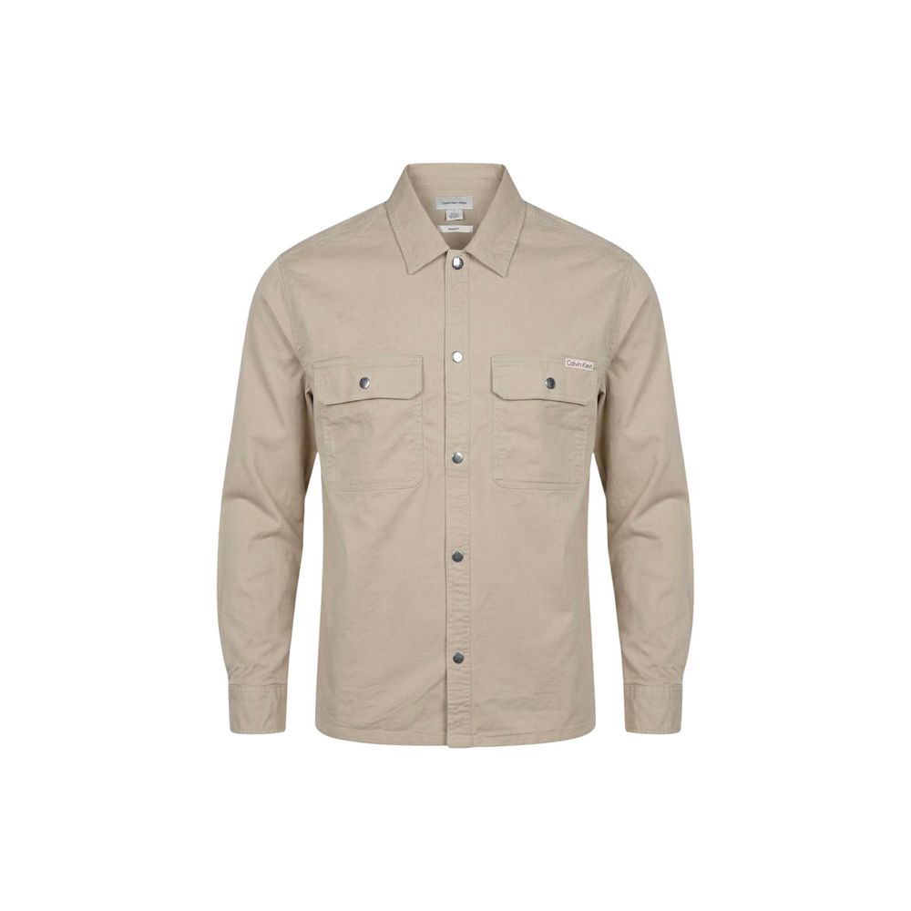 Beige Denim Shirt