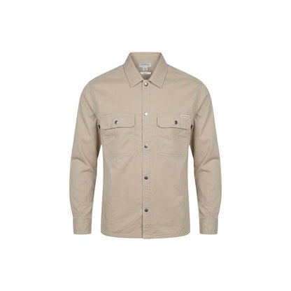 Beige Denim Shirt