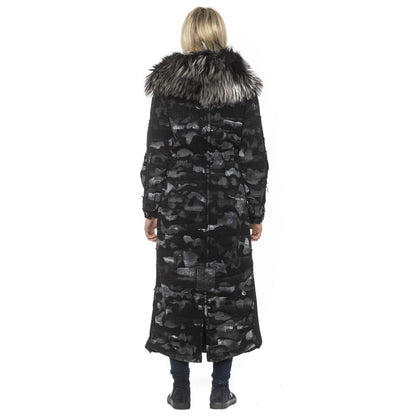 Black Cotton Women Jacket