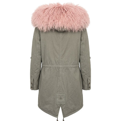 Pink Cotton Women's Jacket
