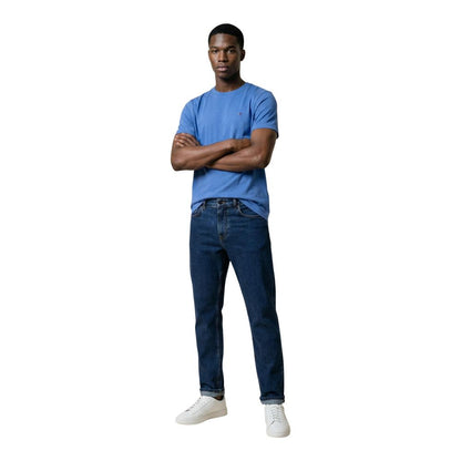 Blue Recycled Cotton T-Shirt