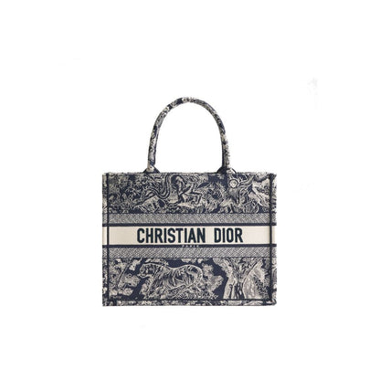 Blue Cotton Tote Bag