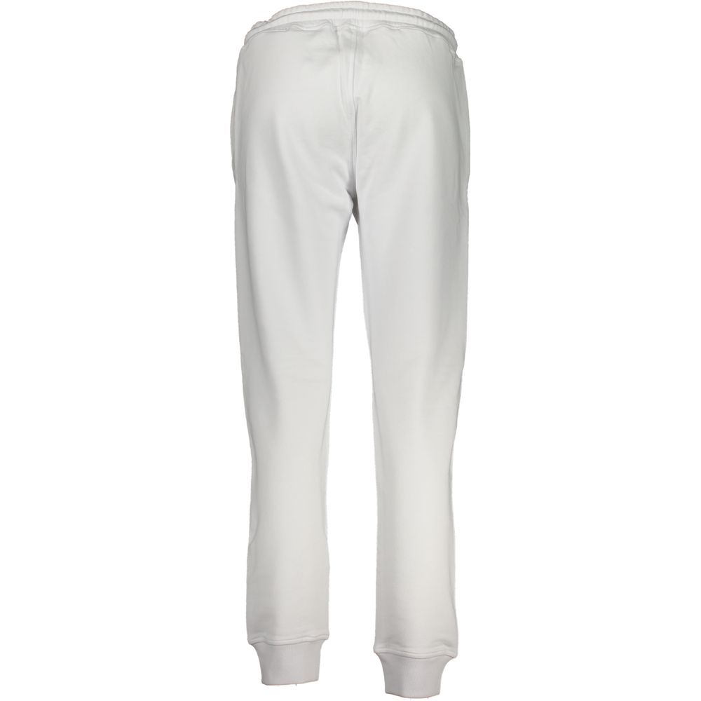 White Cotton Women Sweatpants