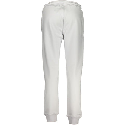 White Cotton Women Sweatpants