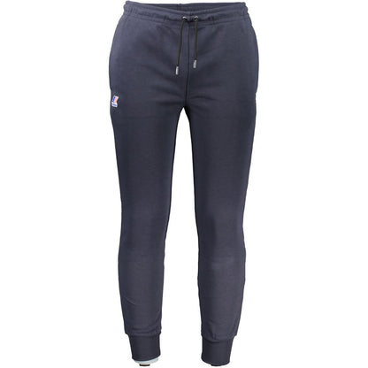 Blue Cotton Men's Sweatpants