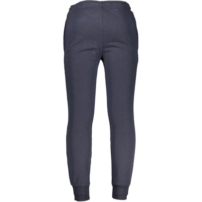 Blue Cotton Men's Sweatpants