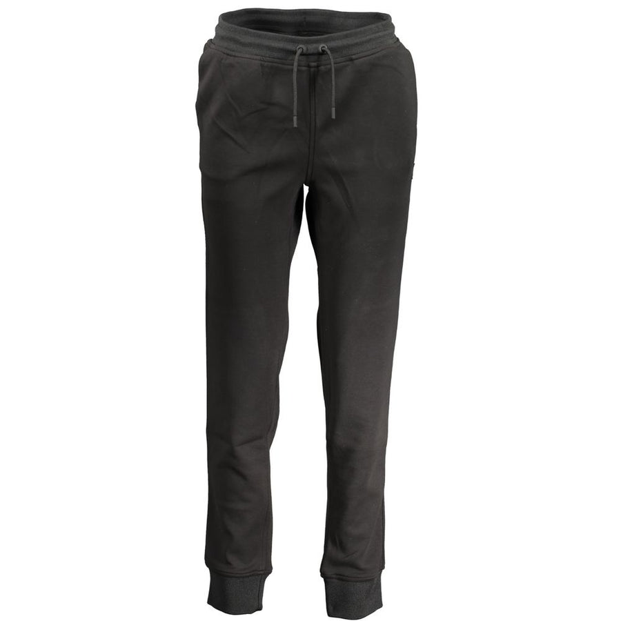 Black Cotton Women's Track Pant