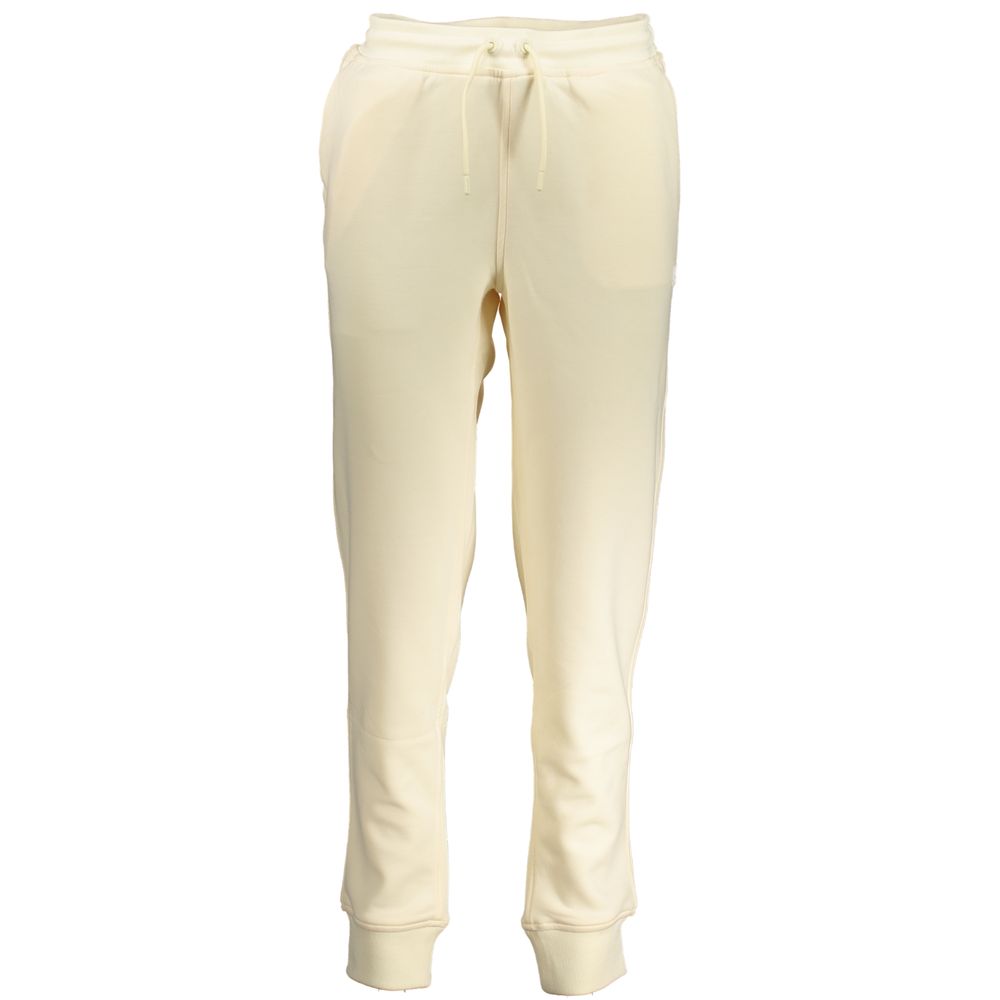 Beige Polyester Women's Sport Trouser