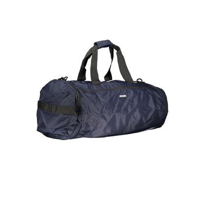 Blue Polyamide Men Travel Bag