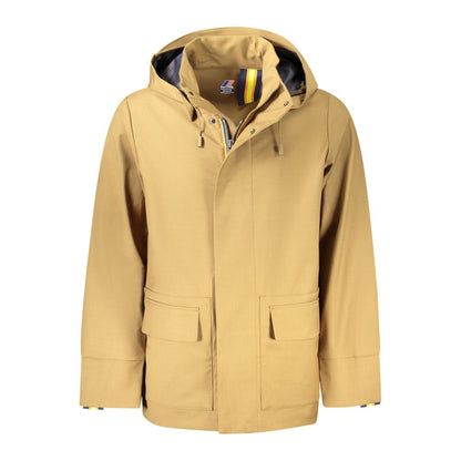 Brown Wool Men's Trench Coat