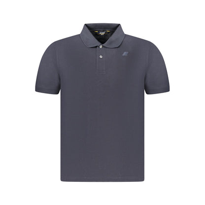 Blue Cotton Men's Polo