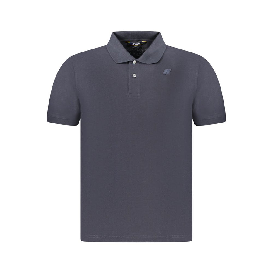 Blue Cotton Men's Polo